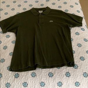Dark Green Lacoste Polo